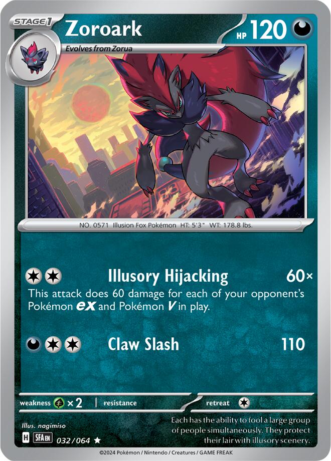 Zoroark (032/064) [Scarlet & Violet: Shrouded Fable] | Fandemonia Ltd