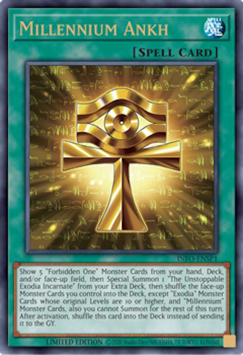 Millennium Ankh (INFO-ENSP1) [INFO-ENSP1] Secret Rare | Fandemonia Ltd