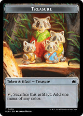 Cat // Treasure Double-Sided Token [Bloomburrow Commander Tokens] | Fandemonia Ltd