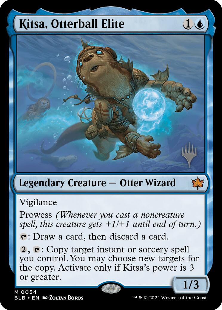 Kitsa, Otterball Elite (Promo Pack) [Bloomburrow Promos] | Fandemonia Ltd