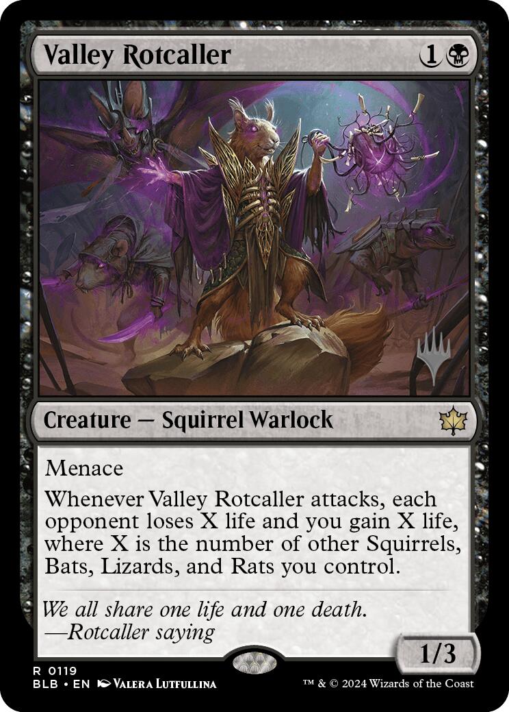 Valley Rotcaller (Promo Pack) [Bloomburrow Promos] | Fandemonia Ltd