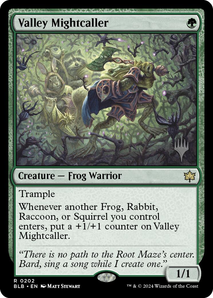 Valley Mightcaller (Promo Pack) [Bloomburrow Promos] | Fandemonia Ltd