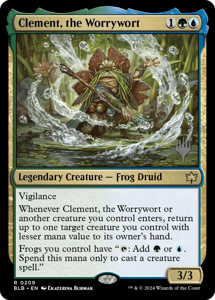 Clement, the Worrywort (Promo Pack) [Bloomburrow Promos] | Fandemonia Ltd