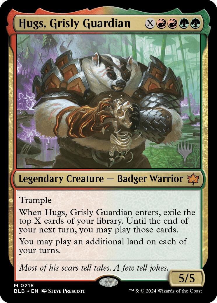 Hugs, Grisly Guardian (Promo Pack) [Bloomburrow Promos] | Fandemonia Ltd