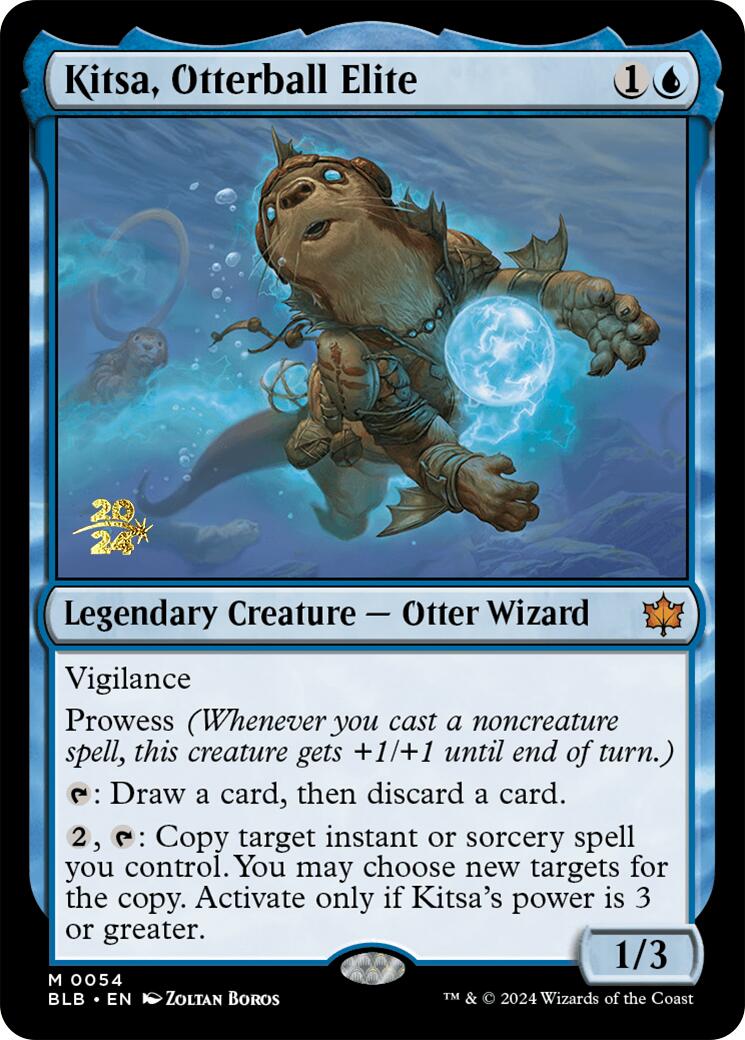 Kitsa, Otterball Elite [Bloomburrow Prerelease Promos] | Fandemonia Ltd