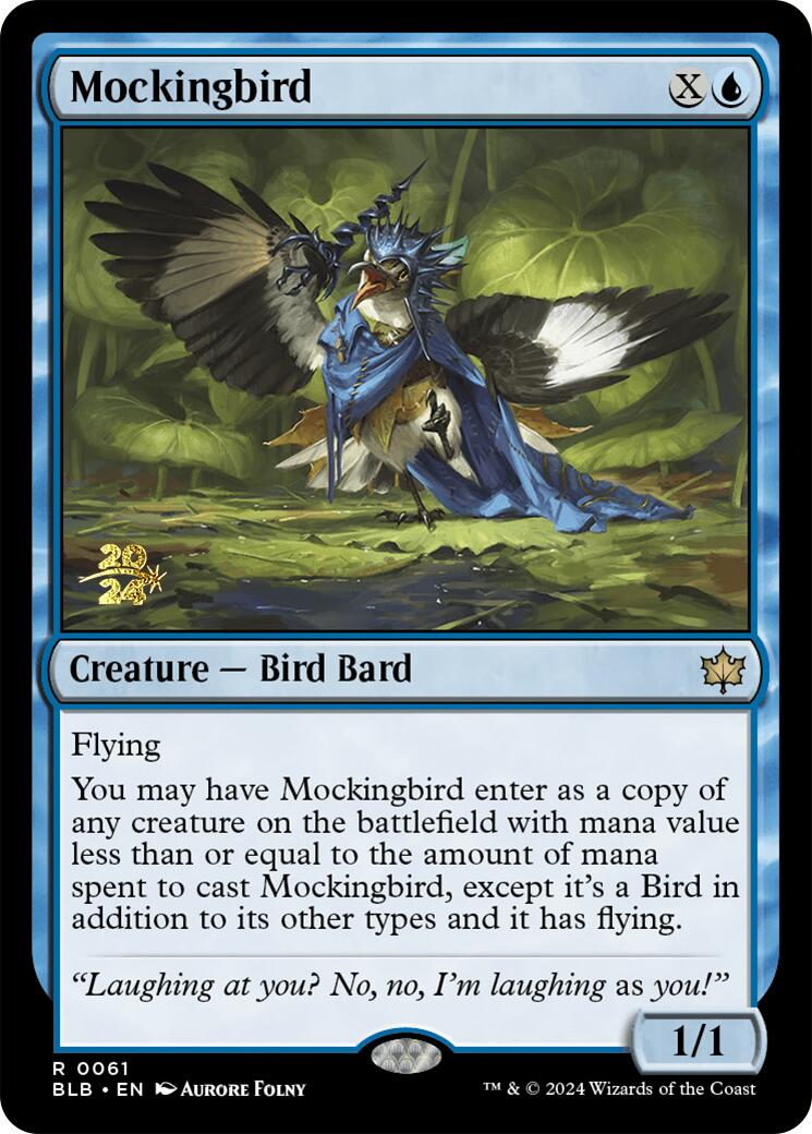 Mockingbird [Bloomburrow Prerelease Promos] | Fandemonia Ltd