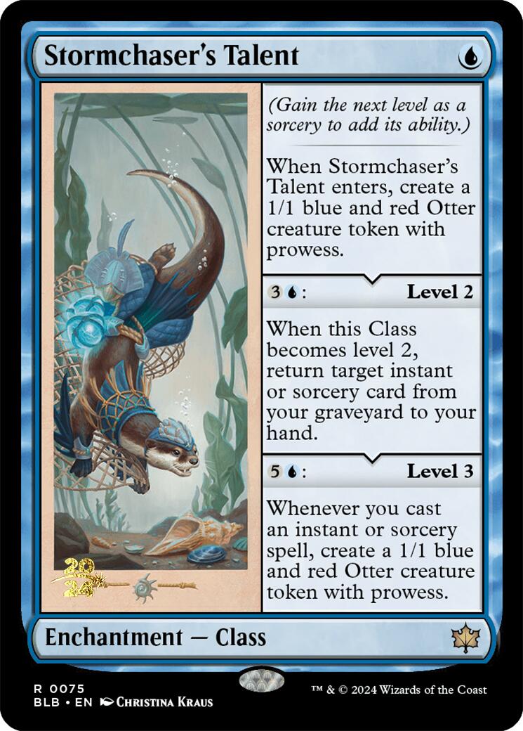 Stormchaser's Talent [Bloomburrow Prerelease Promos] | Fandemonia Ltd