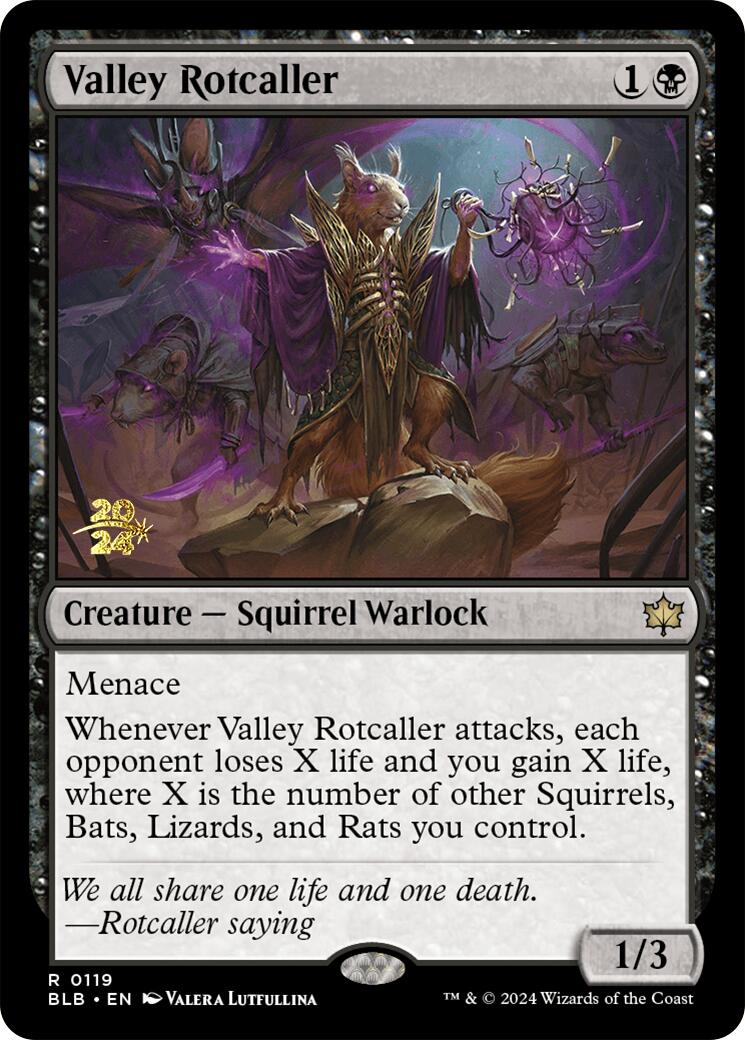 Valley Rotcaller [Bloomburrow Prerelease Promos] | Fandemonia Ltd