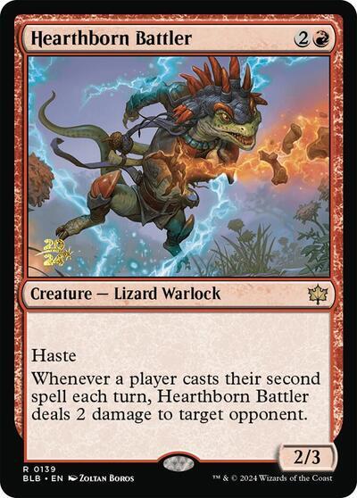 Hearthborn Battler [Bloomburrow Prerelease Promos] | Fandemonia Ltd