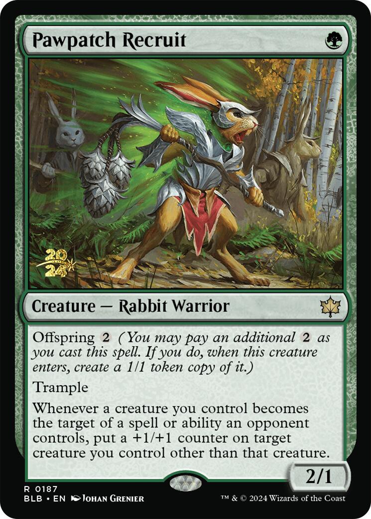 Pawpatch Recruit [Bloomburrow Prerelease Promos] | Fandemonia Ltd