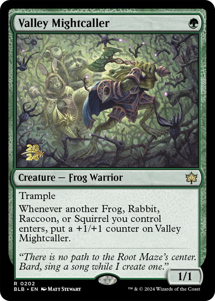 Valley Mightcaller [Bloomburrow Prerelease Promos] | Fandemonia Ltd