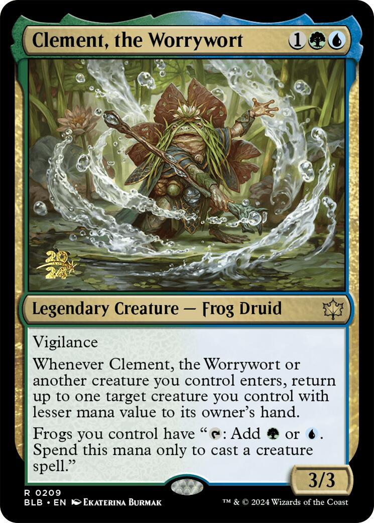 Clement, the Worrywort [Bloomburrow Prerelease Promos] | Fandemonia Ltd