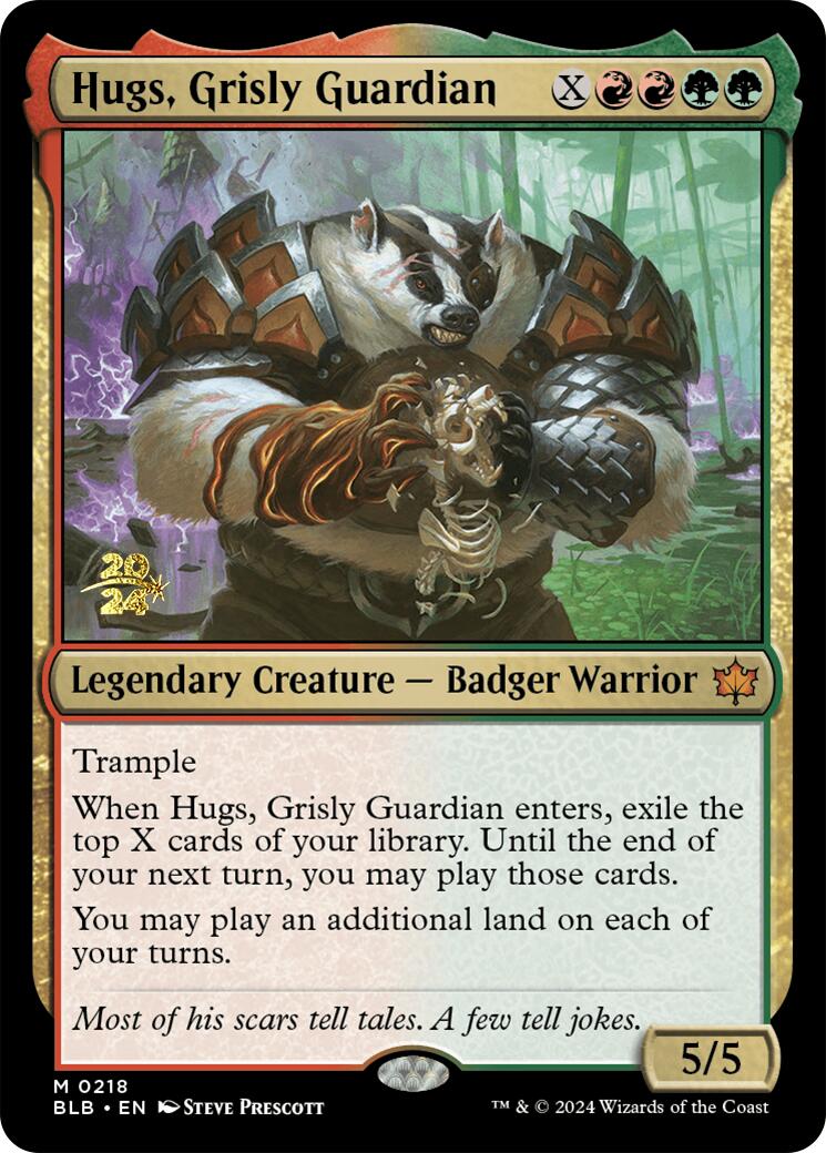 Hugs, Grisly Guardian [Bloomburrow Prerelease Promos] | Fandemonia Ltd