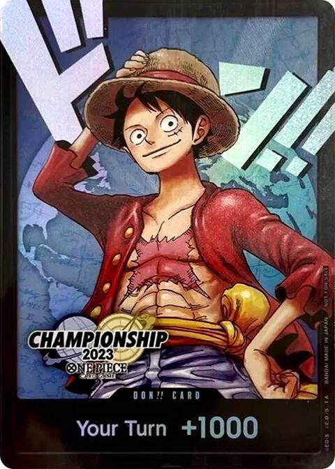 DON!! Card (Monkey.D.Luffy) (2023 World Championship Finals) [One Piece Promotion Cards] | Fandemonia Ltd