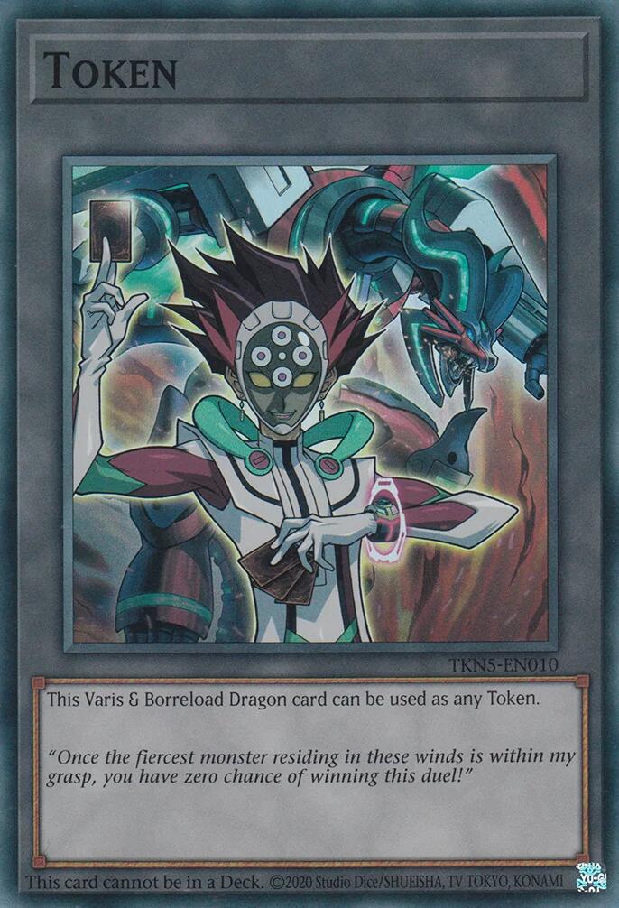 Token: Varis and Borreload Dragon [TKN5-EN010] Super Rare | Fandemonia Ltd