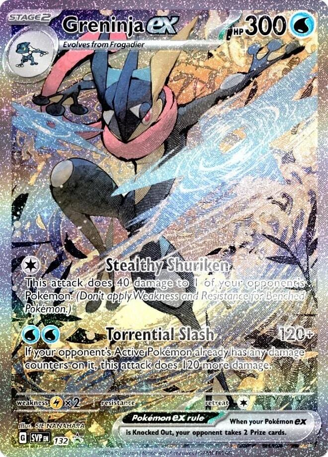 Greninja ex (132) [Scarlet & Violet: Black Star Promos] | Fandemonia Ltd