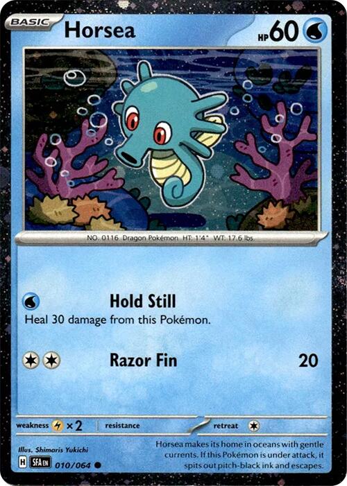 Horsea (010/064) (Cosmos Holo) [Miscellaneous Cards] | Fandemonia Ltd