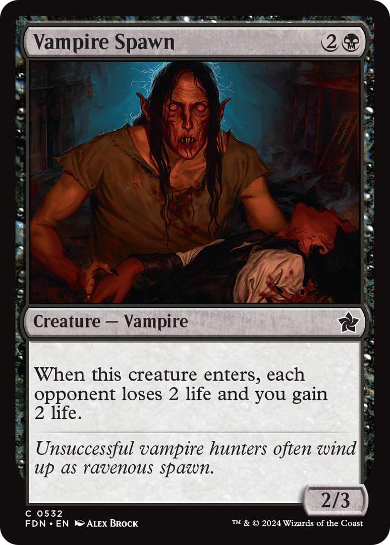 Vampires Deck Theme Card [Foundations] | Fandemonia Ltd