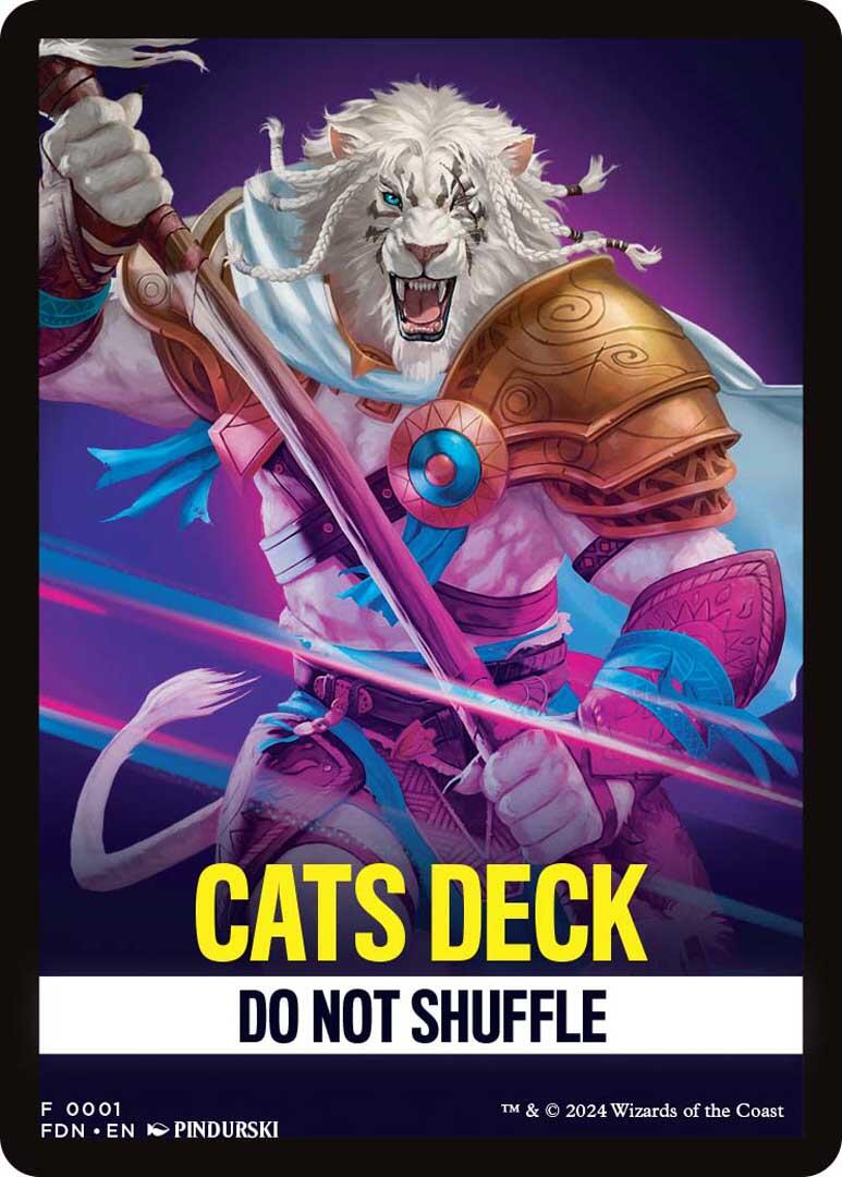 Cats Deck Theme Card [Foundations] | Fandemonia Ltd