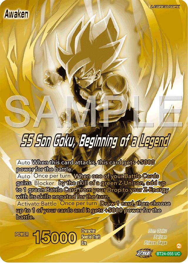 Son Goku // SS Son Goku, Beginning of a Legend (BT24-055) [Promotion Cards] | Fandemonia Ltd