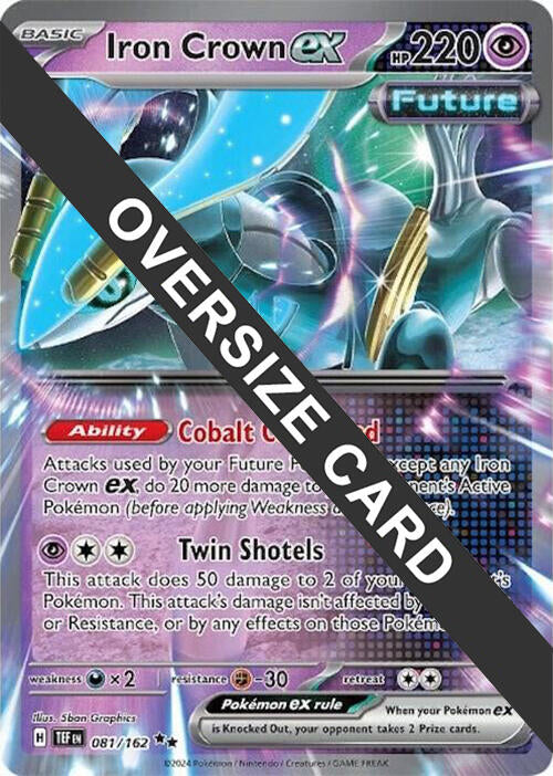 Iron Crown ex (081) (Jumbo Card) [Scarlet & Violet: Black Star Promos] | Fandemonia Ltd