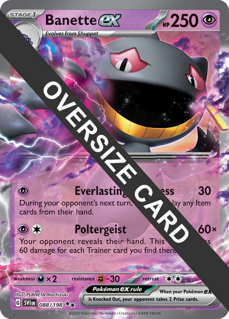 Banette ex (088) (Jumbo Card) [Scarlet & Violet: Base Set] | Fandemonia Ltd