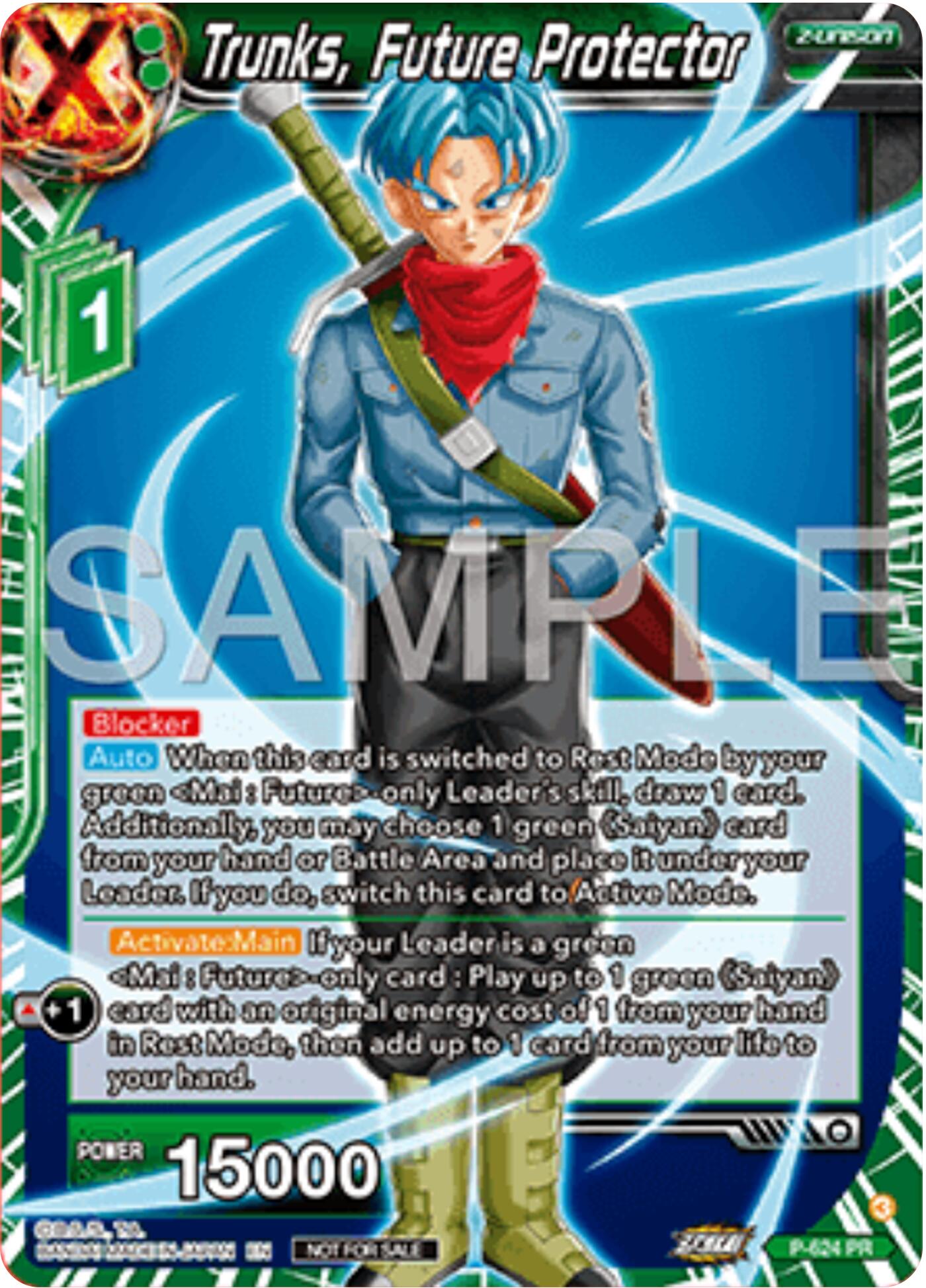 Trunks, Future Protector (P-424) [Promotion Cards] | Fandemonia Ltd