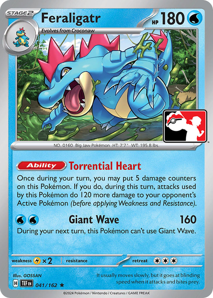 Feraligatr (041/162) [Prize Pack Series Five] | Fandemonia Ltd