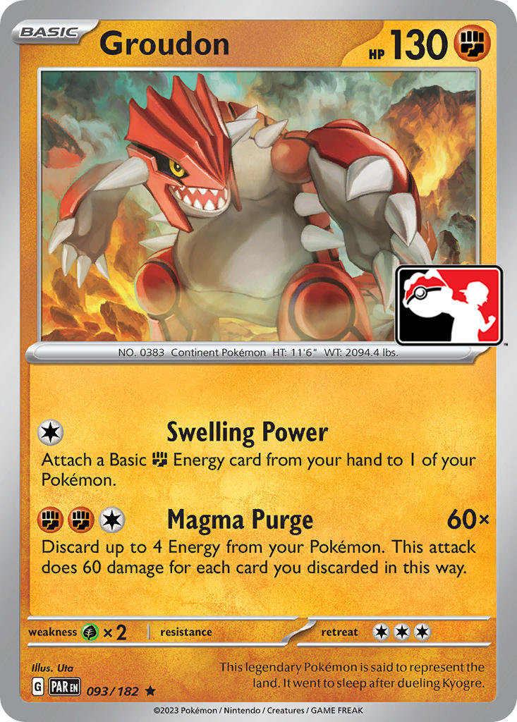 Groudon (093/182) [Prize Pack Series Five] | Fandemonia Ltd