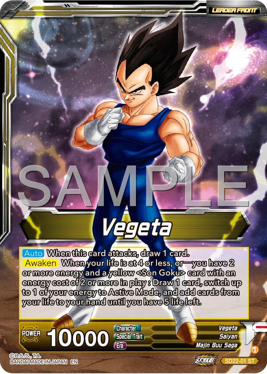 Vegeta // SS Vegeta, Fighting Instincts (SD22-01) [Premium 7th Anniversary Box 2024] | Fandemonia Ltd