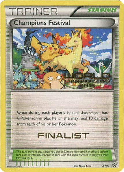 Champions Festival (XY91) (2015 Finalist) [XY: Black Star Promos] | Fandemonia Ltd