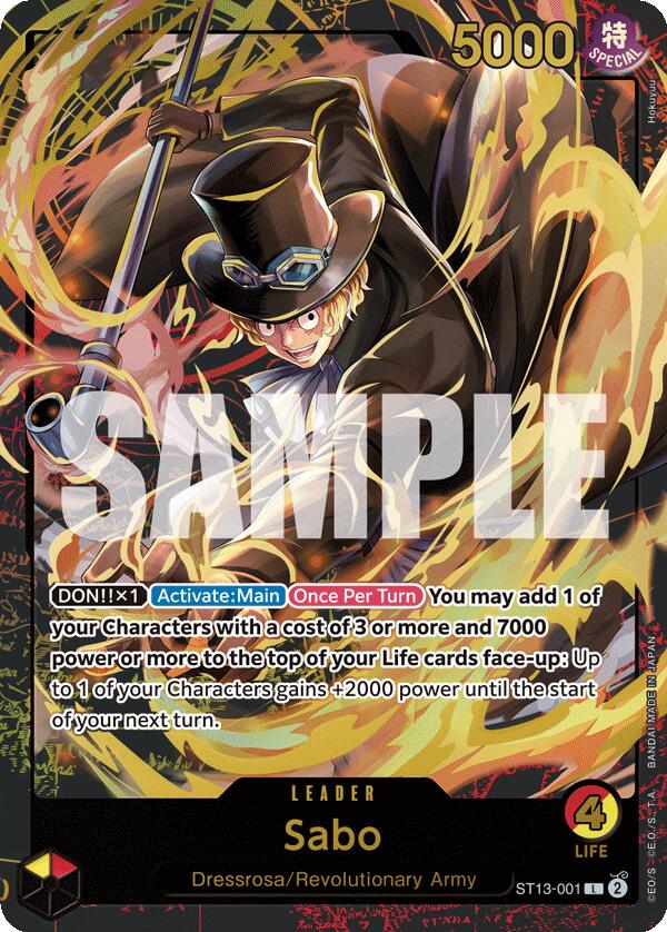 Sabo (Premium Card Collection -Leader Collection-) [One Piece Promotion Cards] | Fandemonia Ltd