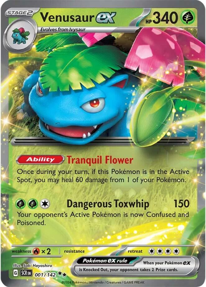 Venusaur ex (001/142) [Scarlet & Violet: Stellar Crown] | Fandemonia Ltd