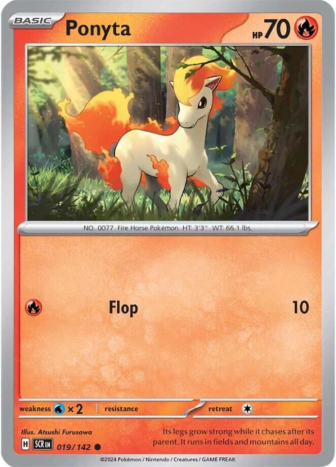 Ponyta (019/142) [Scarlet & Violet: Stellar Crown] | Fandemonia Ltd