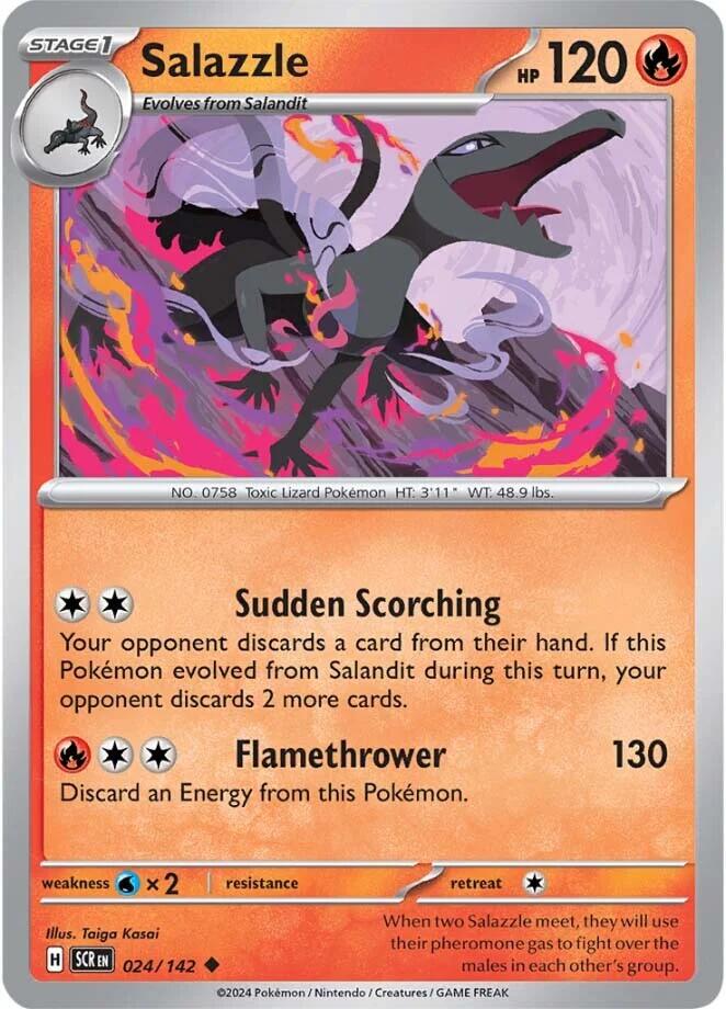 Salazzle (024/142) [Scarlet & Violet: Stellar Crown] | Fandemonia Ltd