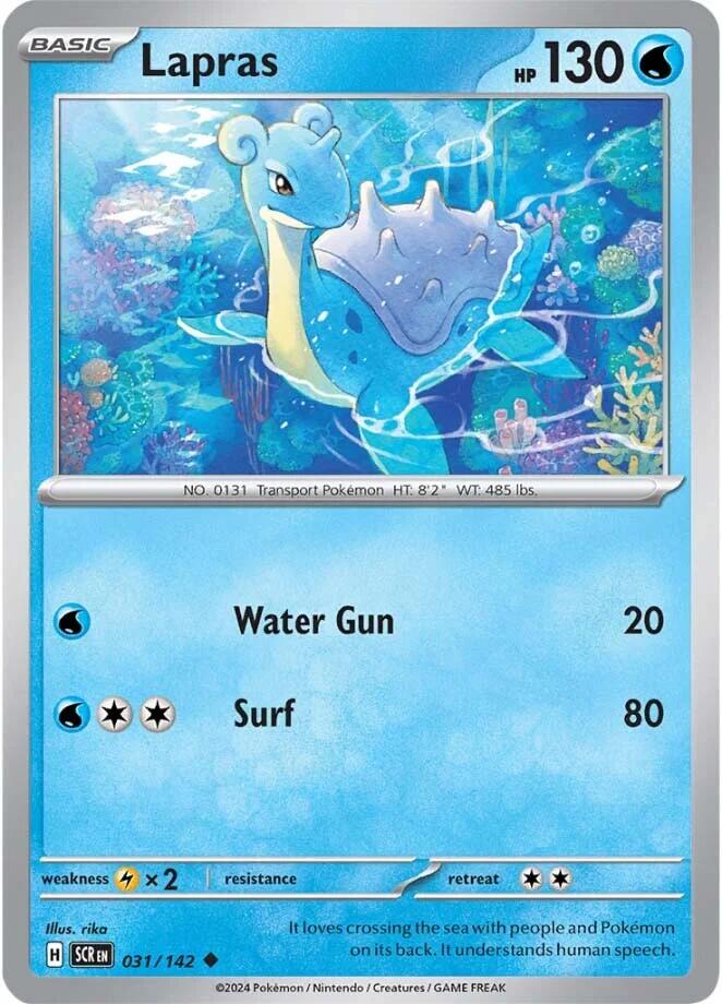 Lapras (031/142) [Scarlet & Violet: Stellar Crown] | Fandemonia Ltd