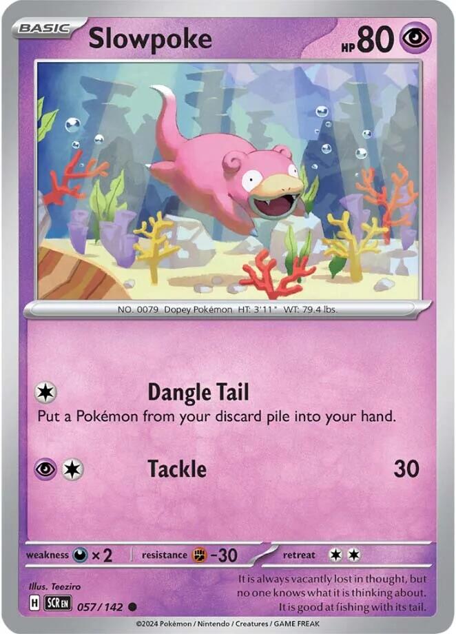 Slowpoke (057/142) [Scarlet & Violet: Stellar Crown] | Fandemonia Ltd