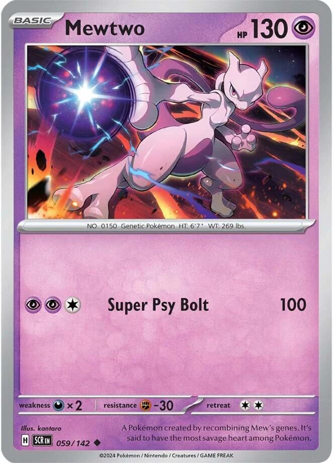 Mewtwo (059/142) [Scarlet & Violet: Stellar Crown] | Fandemonia Ltd