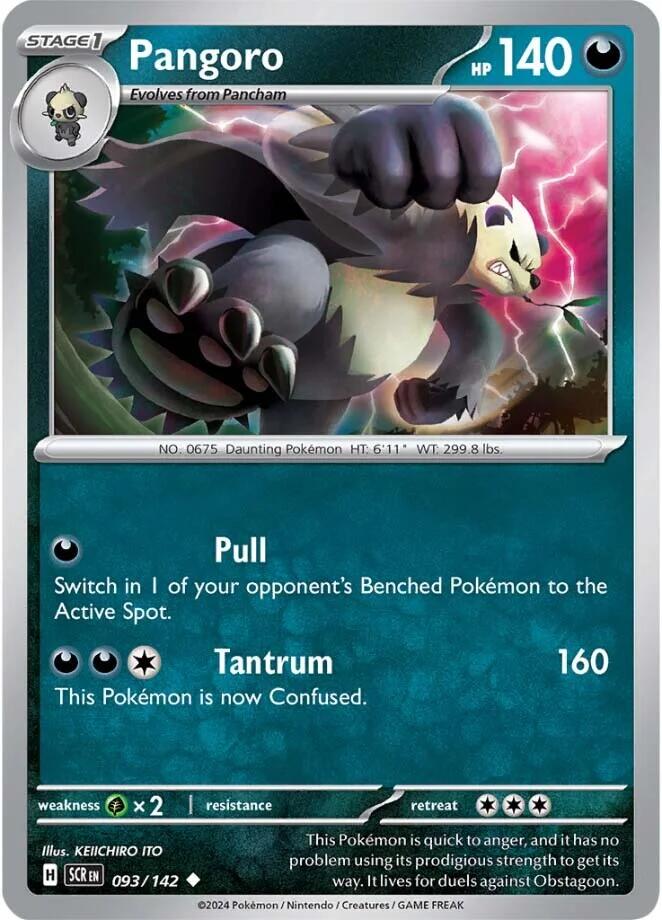 Pangoro (093/142) [Scarlet & Violet: Stellar Crown] | Fandemonia Ltd