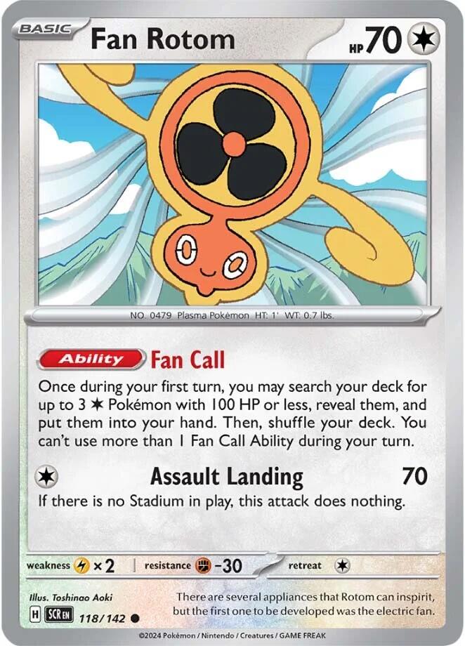 Fan Rotom (118/142) [Scarlet & Violet: Stellar Crown] | Fandemonia Ltd