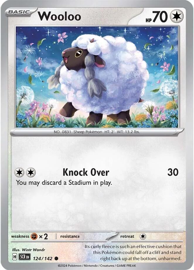 Wooloo (124/142) [Scarlet & Violet: Stellar Crown] | Fandemonia Ltd