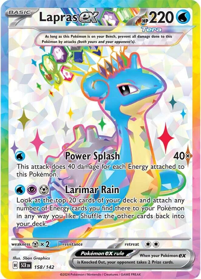 Lapras ex (158/142) [Scarlet & Violet: Stellar Crown] | Fandemonia Ltd