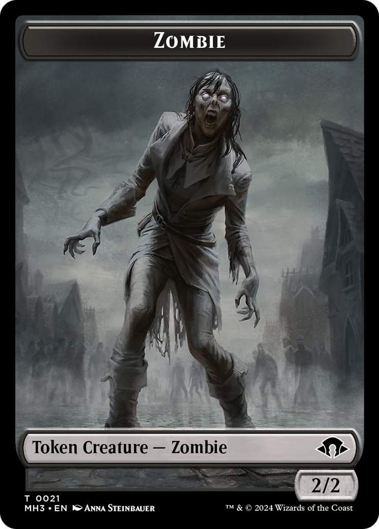 Servo // Zombie Double-Sided Token [Modern Horizons 3 Tokens] | Fandemonia Ltd