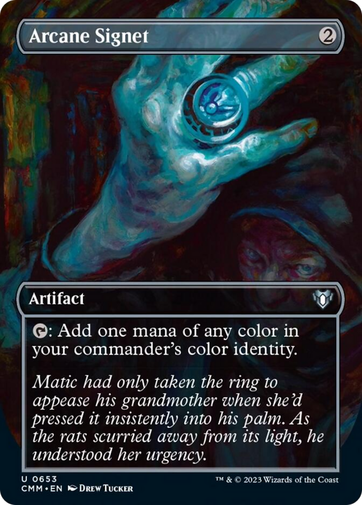 Arcane Signet (Borderless Alternate Art) [Commander Masters] | Fandemonia Ltd