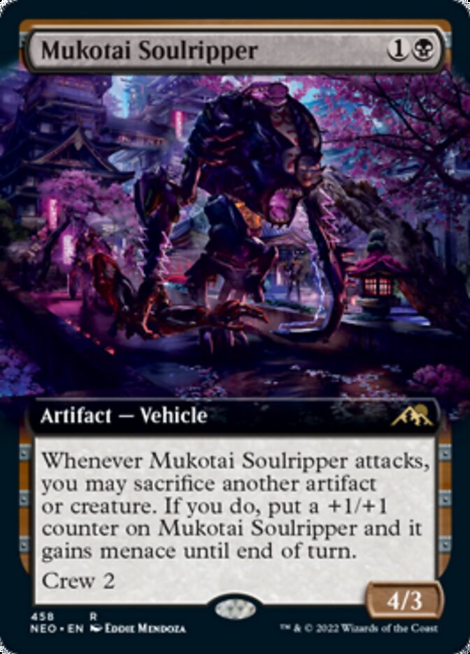 Mukotai Soulripper (Extended Art) [Kamigawa: Neon Dynasty] | Fandemonia Ltd