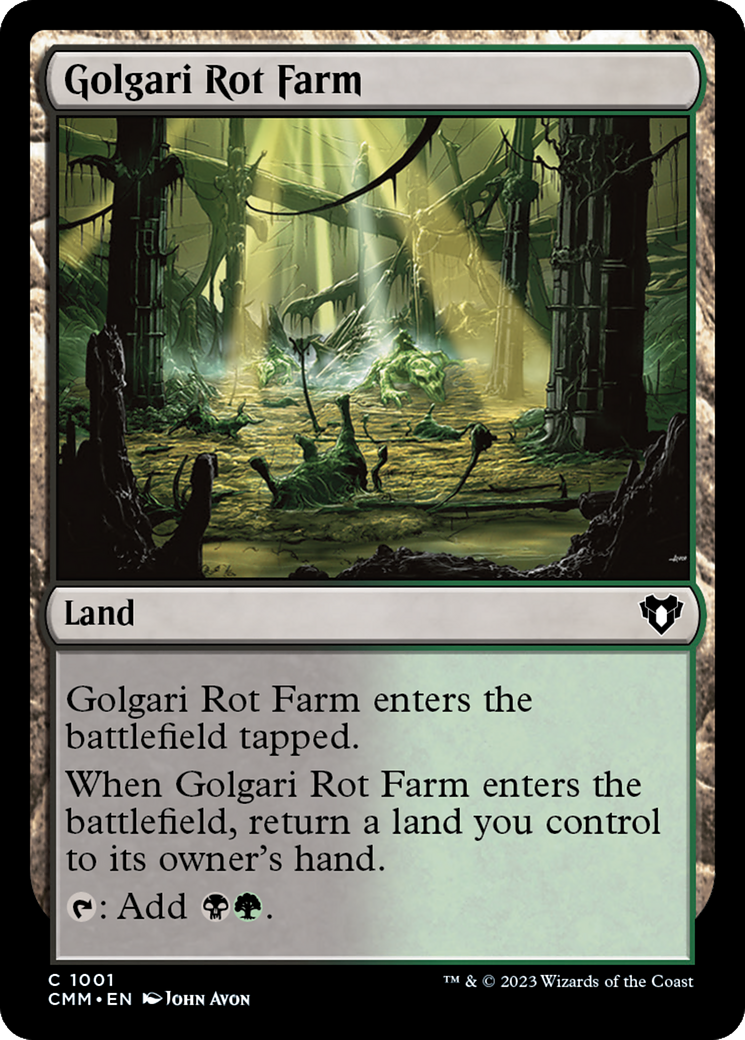 Golgari Rot Farm [Commander Masters] | Fandemonia Ltd