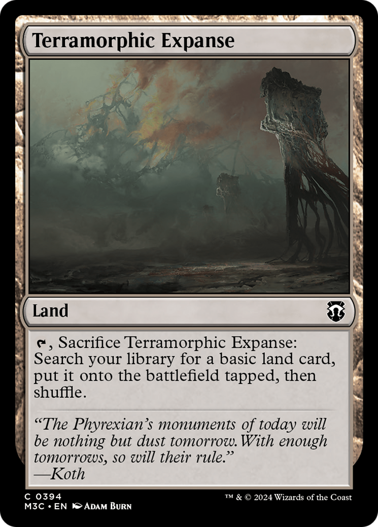 Terramorphic Expanse (Ripple Foil) [Modern Horizons 3 Commander] | Fandemonia Ltd