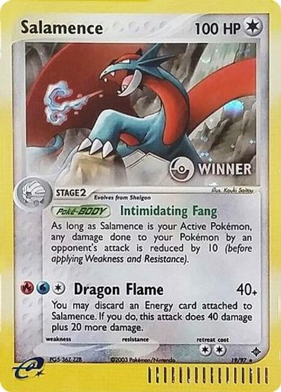 Salamence (19/97) (Winner) [League & Championship Cards] | Fandemonia Ltd