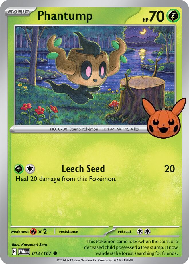 Phantump (012/167) [Trick or Trade 2024] | Fandemonia Ltd