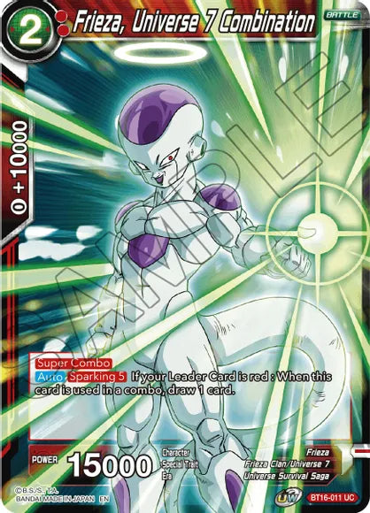 Frieza, Universe 7 Combination (BT16-011) [Realm of the Gods] | Fandemonia Ltd